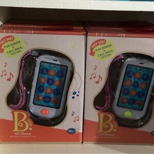 Toddler Interactive Toy Phone - Gray and Orange